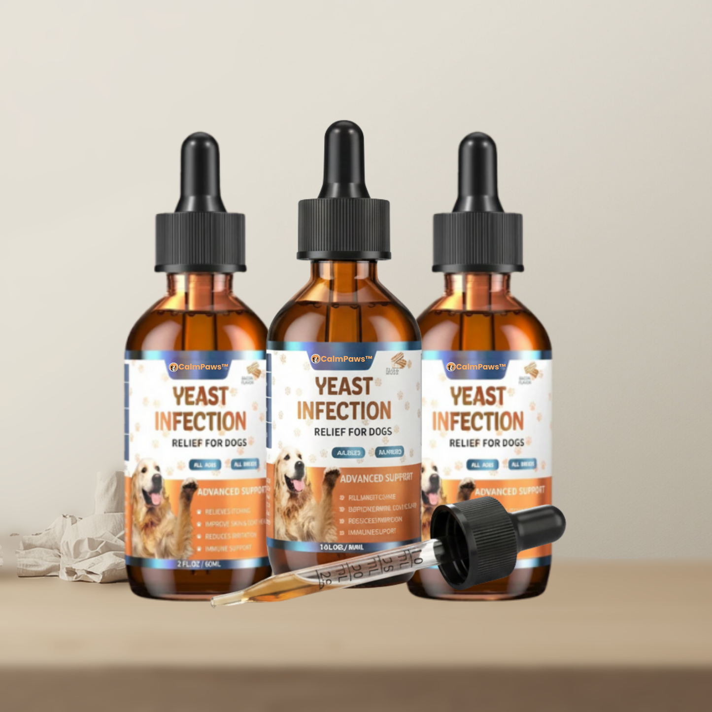 CalmPaws™ Naturalne Ukojenie Drożdżaków
